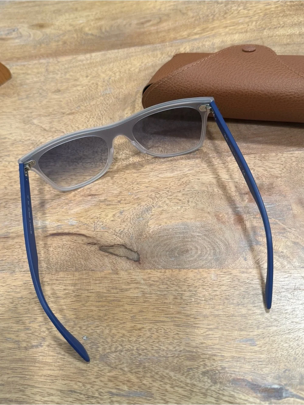 Ray-Ban Blue Gradient Blaze Wayfarer Sunglasses - Picture 3 of 7